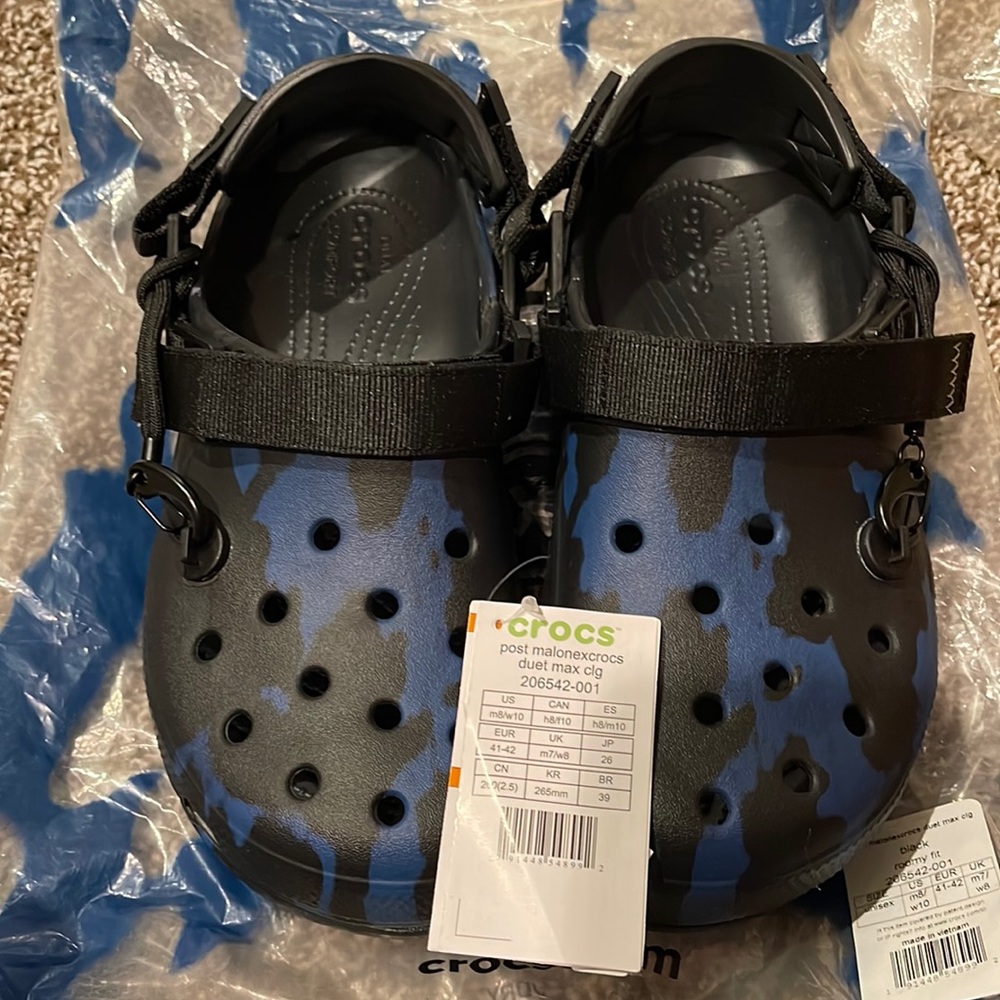 POST MALONE x duet max clog MENS size8 WOMENS size 10 never worn BRAND NEW